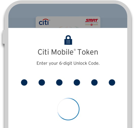 Secure your transaction with Citi Mobile token