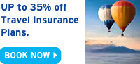 Up to 35% off Travel Insurance.